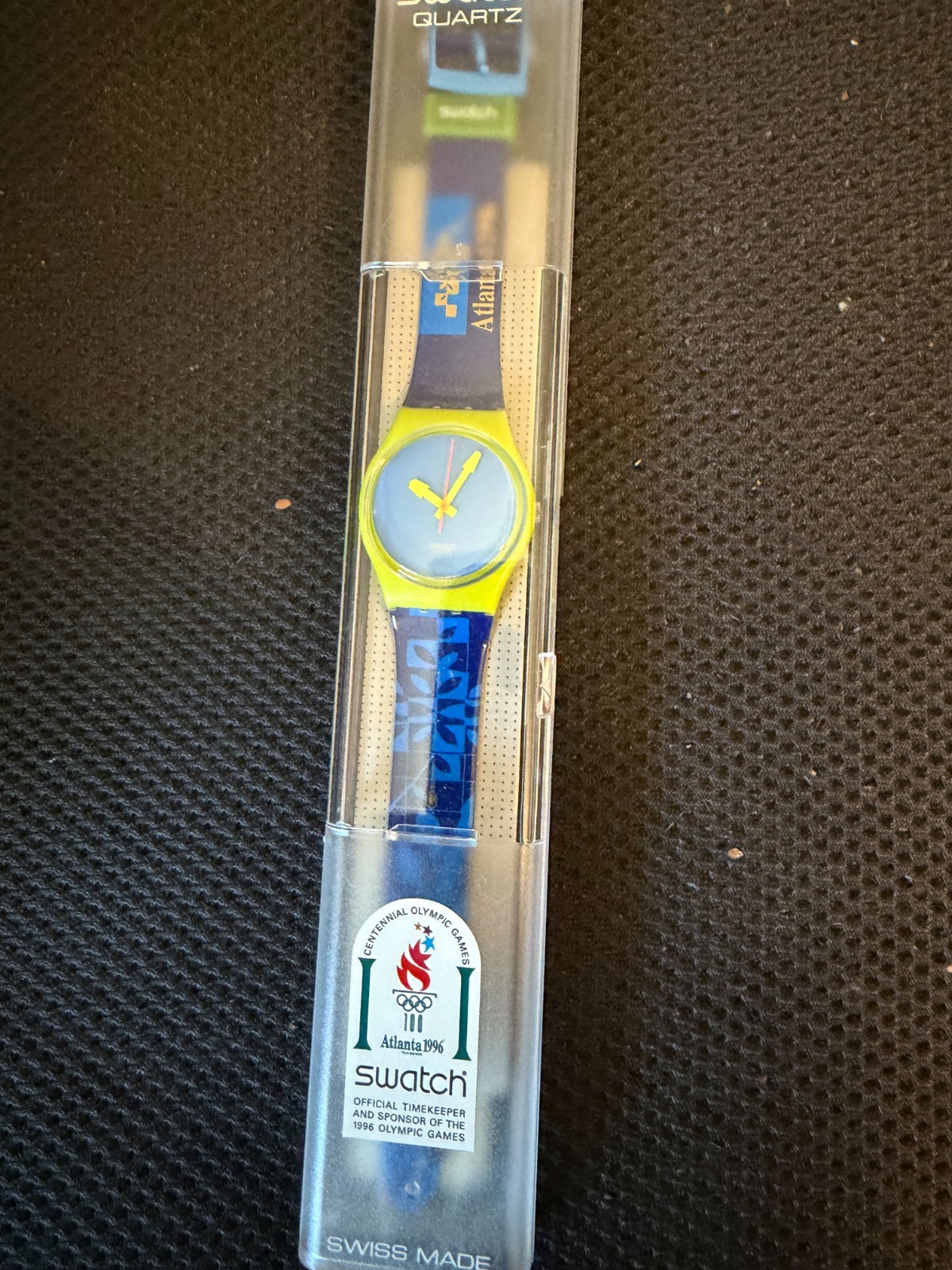 Vintage Swatch ATLANTA VOLUNTEER 1996 Olympic Special Swiss Watch