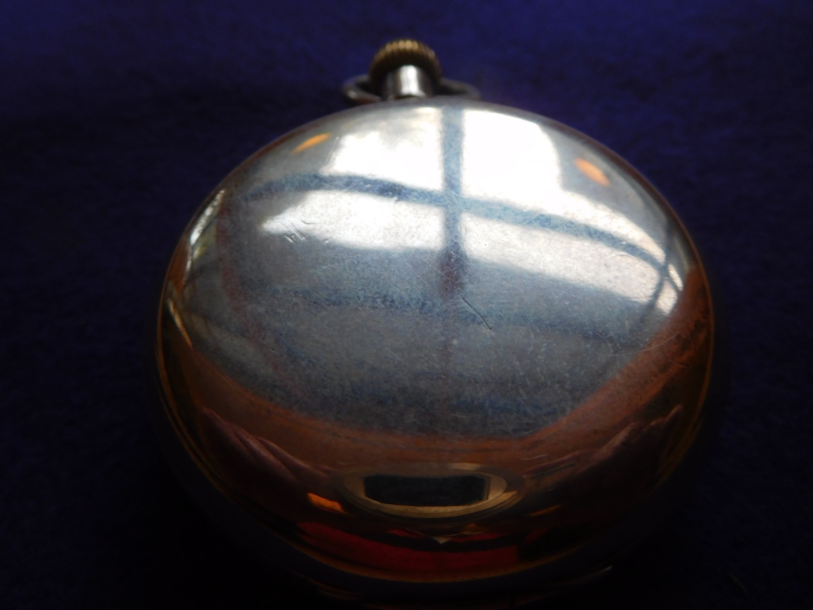 Rare WW1 English silver military pocket watch, Hallmarked 1918.