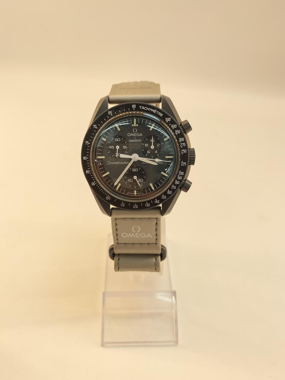 [A4N] Omega x Swatch Moonswatch Mission to Mercury Bioceramic Watch [z8v]