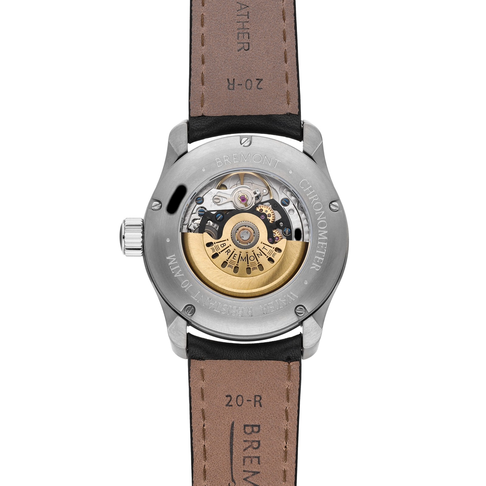 Bremont Solo 37 Black Dial 37mm Automatic Men’s Watch SOLO37-BS-R-S