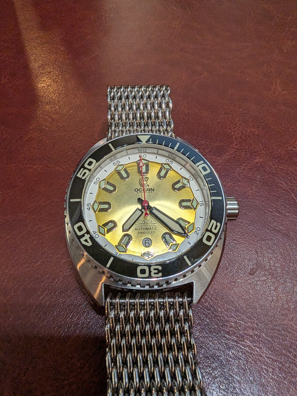 Ocean Crawler Core Diver – Yellow Refractor -Summer edition