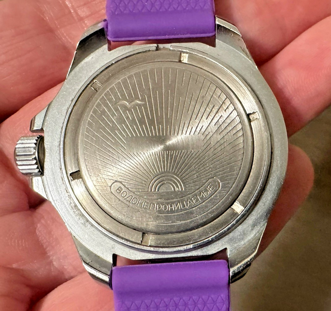 Vostok USSR Military Air Force Watch – 75 лет ВВС МВО, Working, Purple Strap