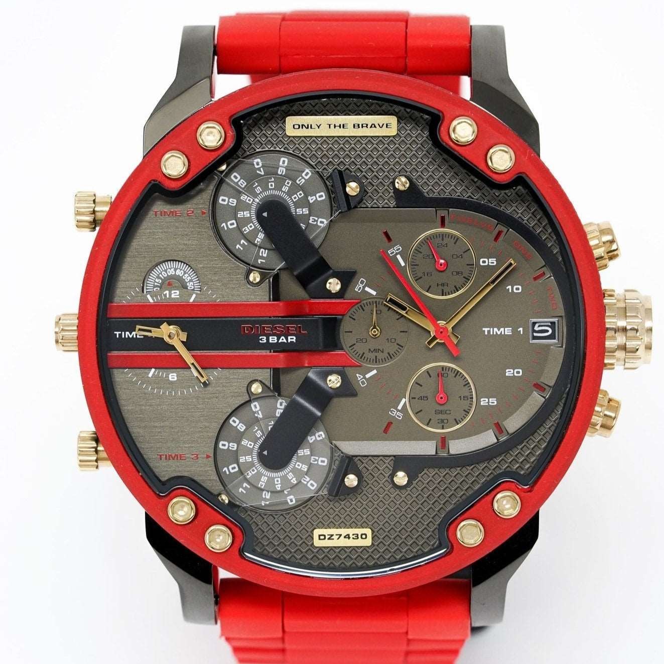 Diesel DZ7430 Mens Chronograph Mr Daddy 2 0 Red Watch