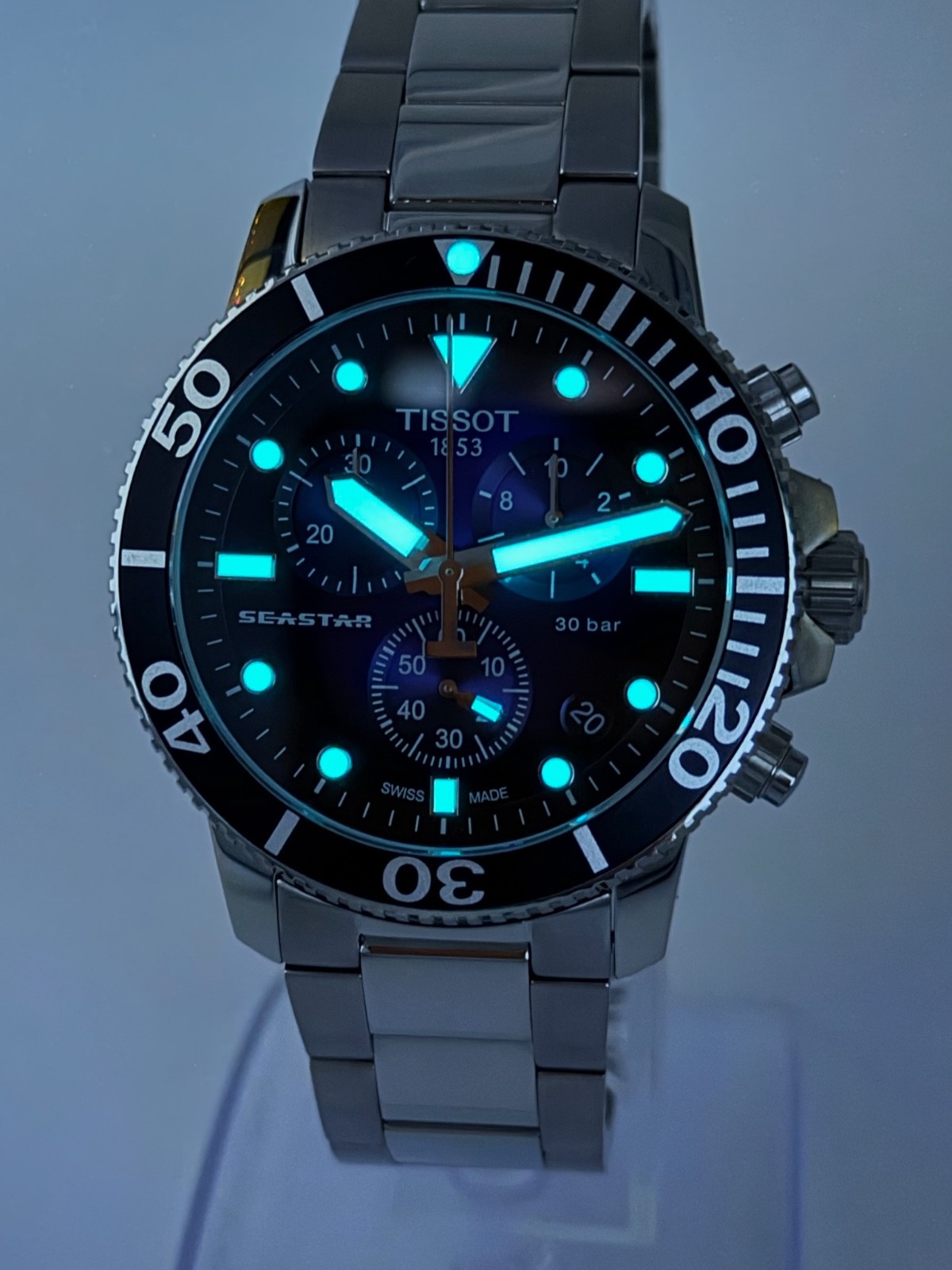 TISSOT Seastar 1000 Chronograph Blue Dial Men’s Watch T120.417.11.041.01