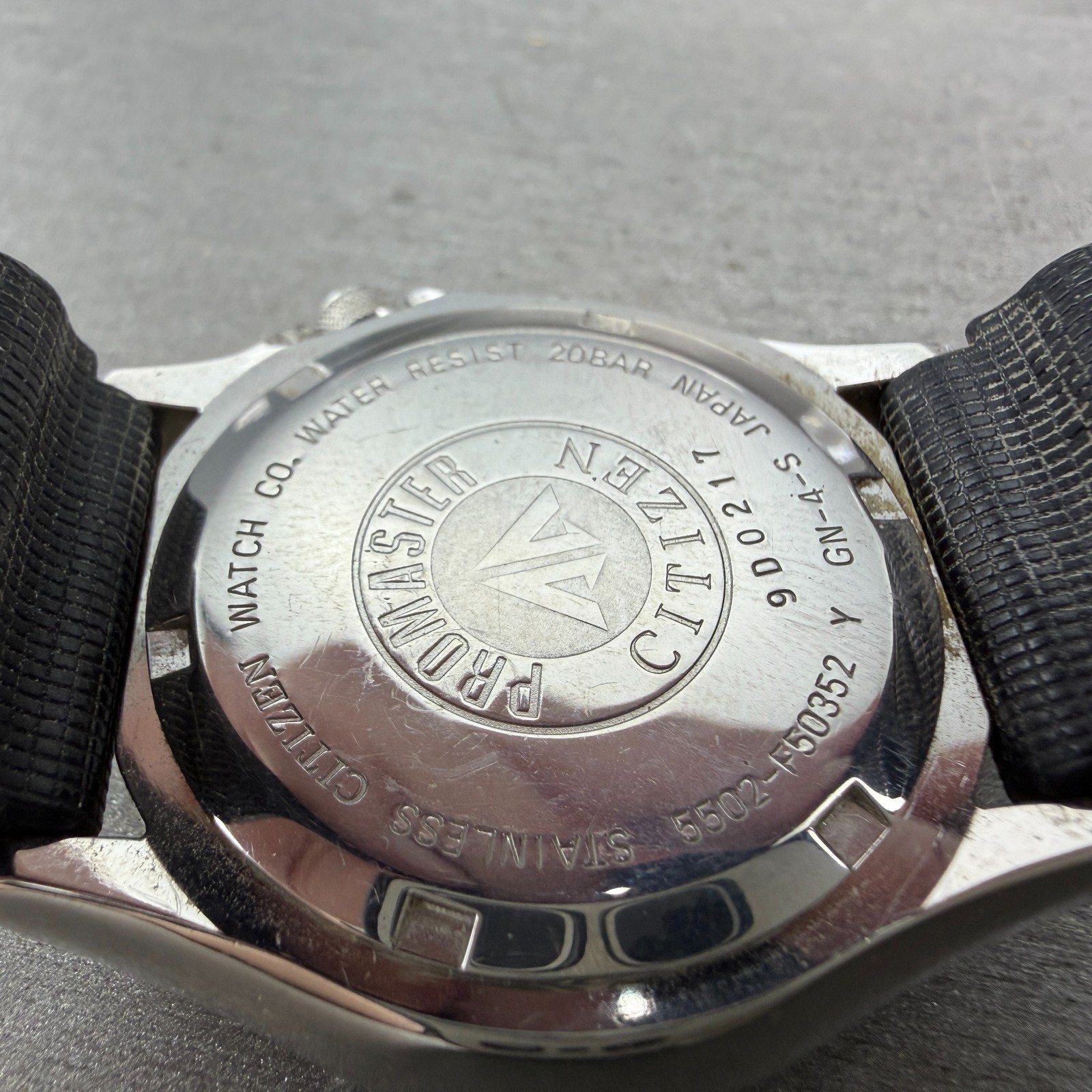 Citizen Promaster Dive Watch Men 38mm Black Dial Steel Daydate 5502-F50352 NewBa