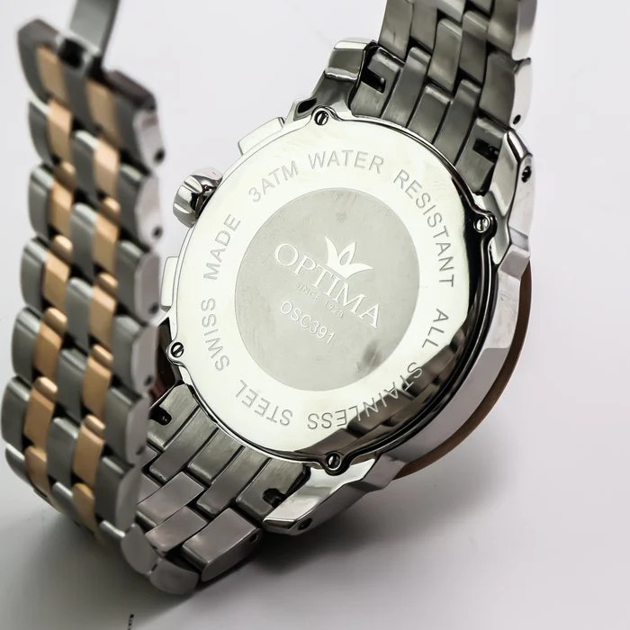 Optima – Swiss Chronograph – OSC391-SR-1 Swiss Ronda 46 mm OSC391 30 m (3 ATM
