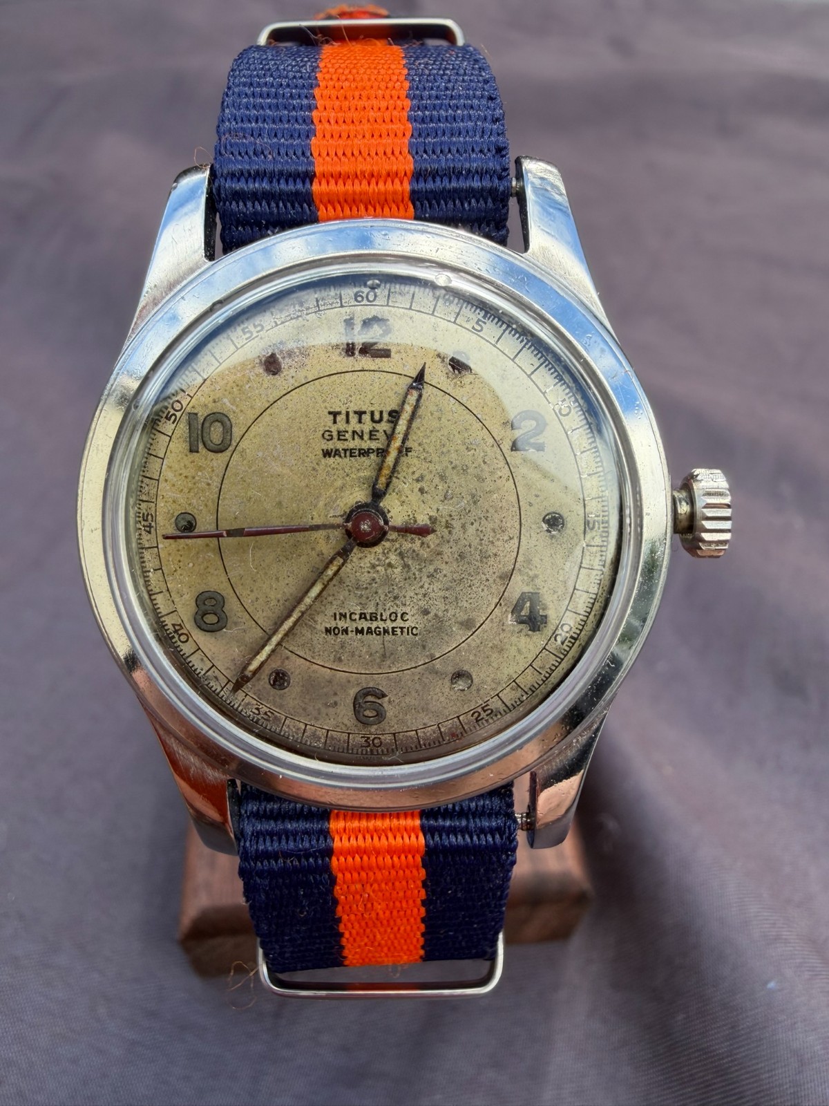 Titus Genève Vintage Watch – Likely late 1940s to early 1950s – Running strong