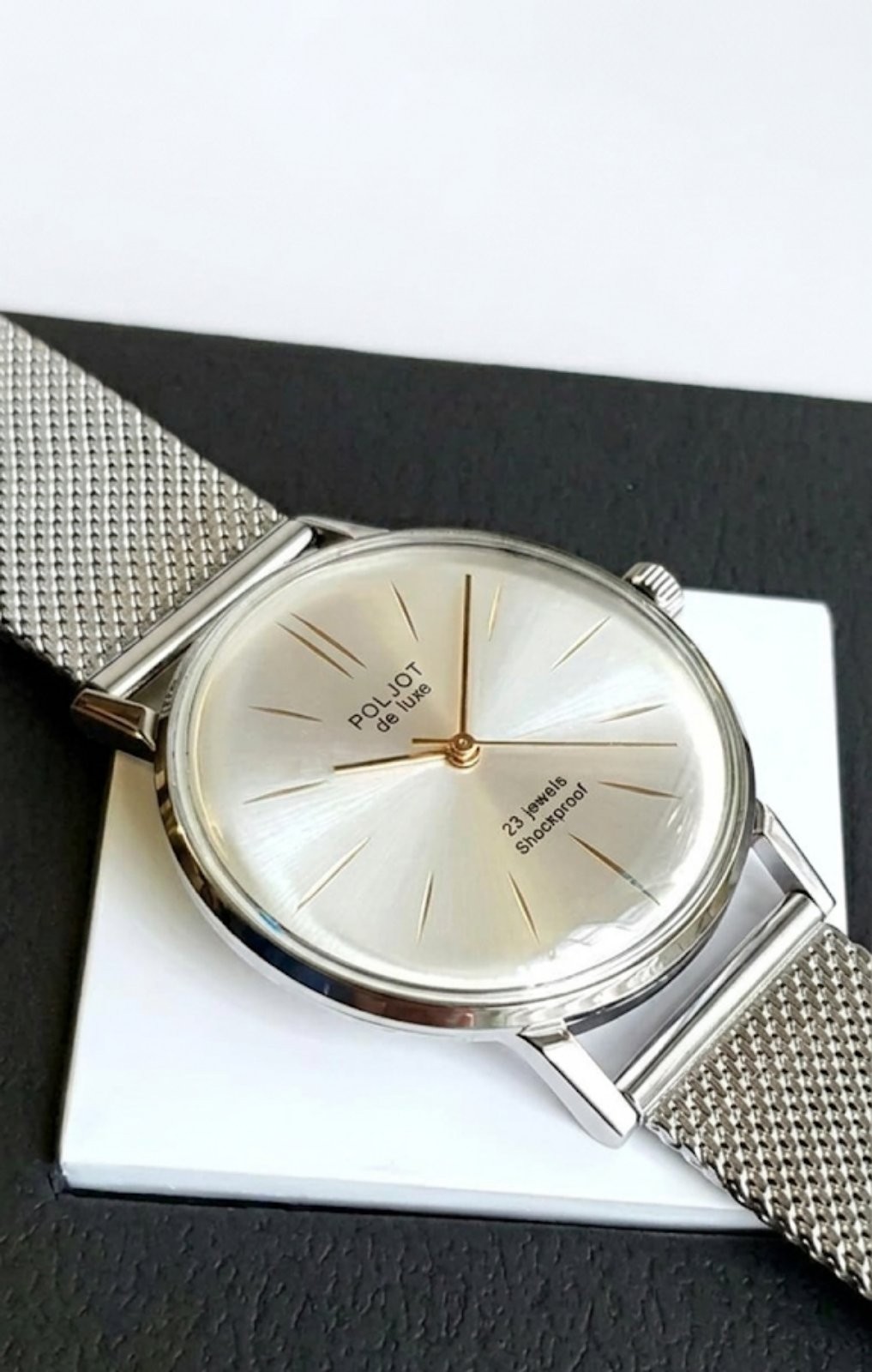 Vintage Poljot De Luxe 23 Jewels USSR 2209