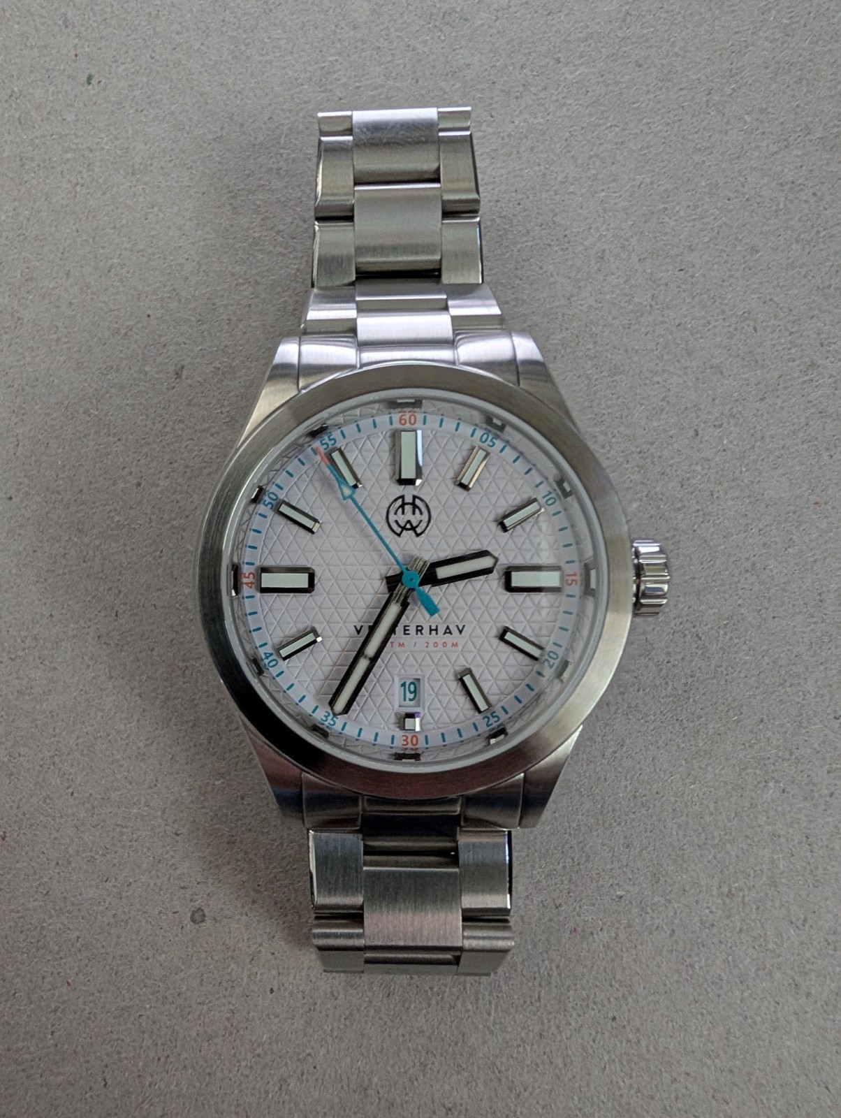Henry Archer Vesterhav – Optic White 40mm Men’s Wrist Watch, Miyota 9015