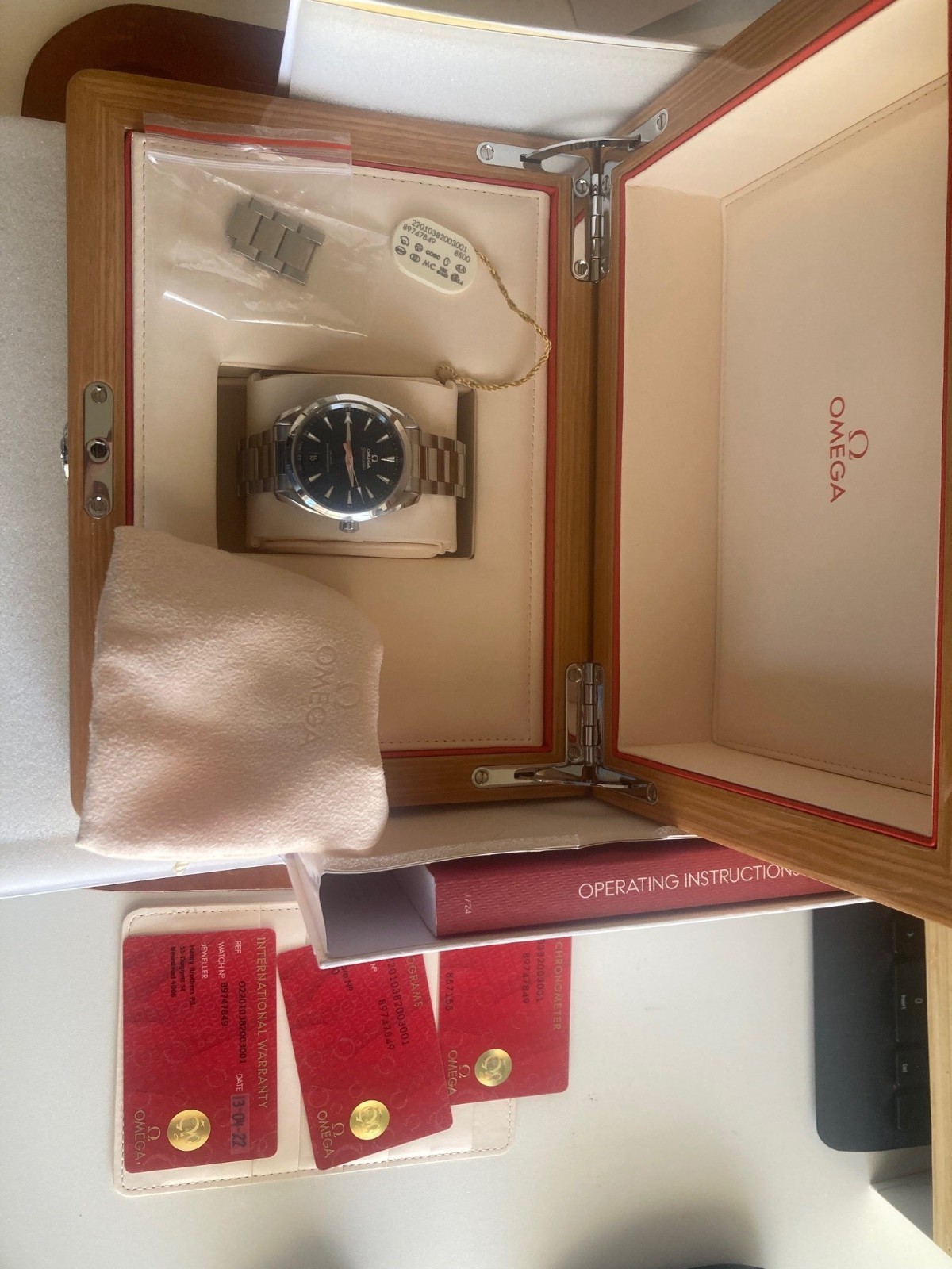 OMEGA Aqua Terra 38mm Blue Men’s Watch – 220.10.38.20.03.001