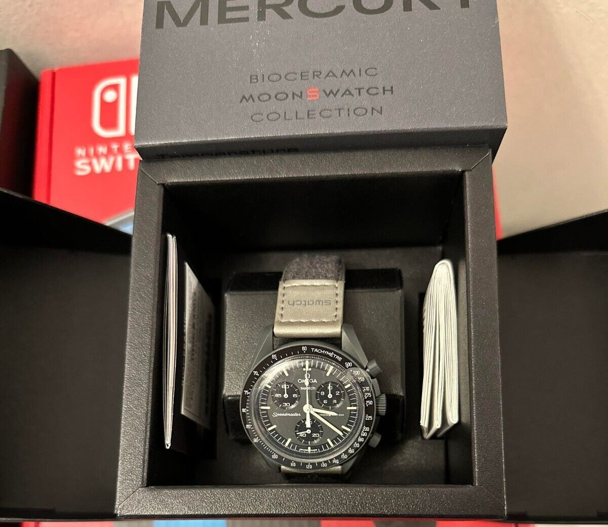 Swatch x Omega Bioceramic Moonswatch Mission To Mercury – Brand New Fast Ship