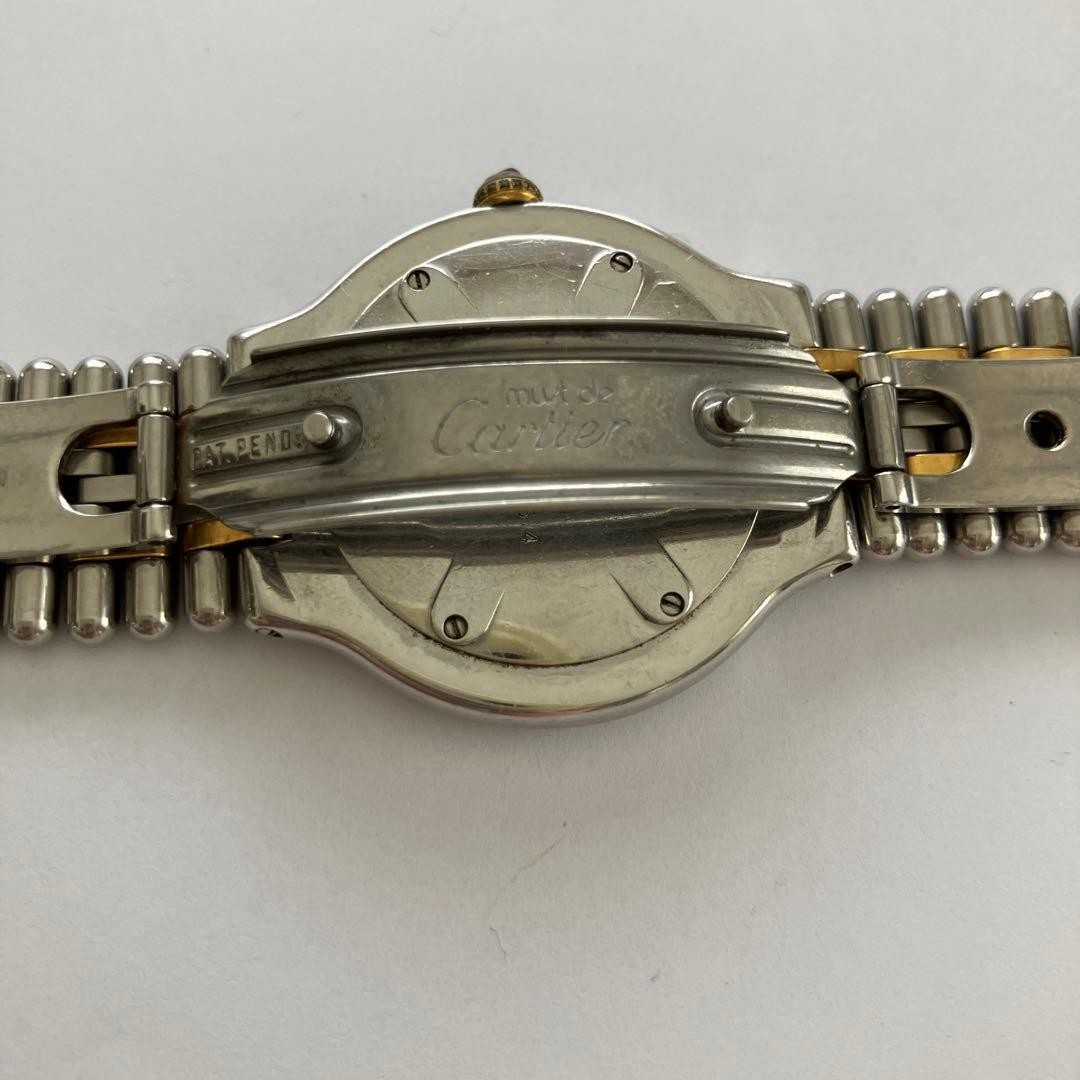 Cartier Must 21 Two Tone Two-Tone Gold Steel Quartz Ladies Watch 1340 Used JP