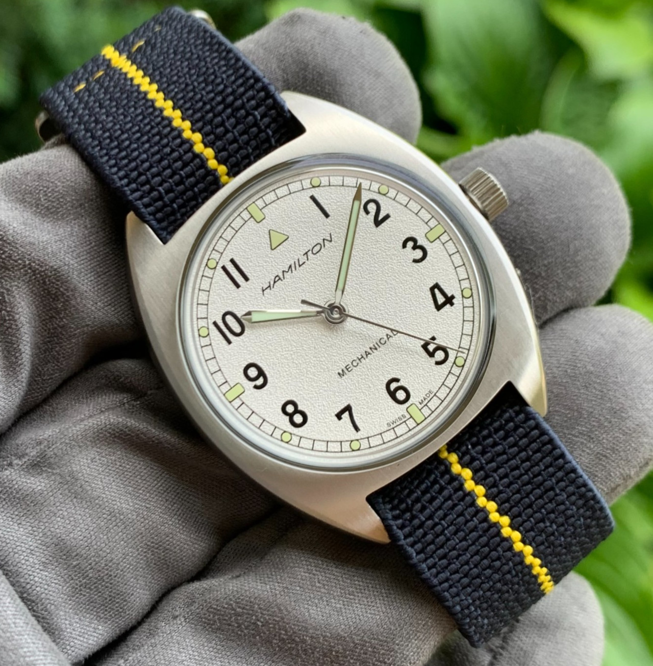 Hamilton Khaki Aviation Pilot Pioneer Mechanical Hand Wind – Silver Dial