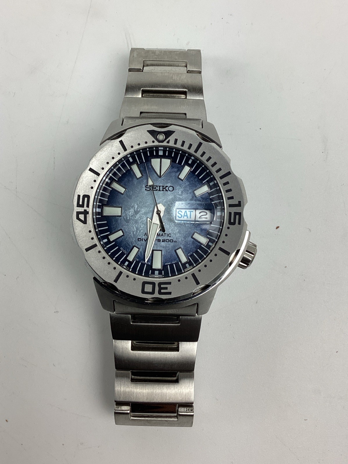 SEIKO Prospex SRPG57 Save The Ocean Special Edition Men’s Stainless Steel Watch