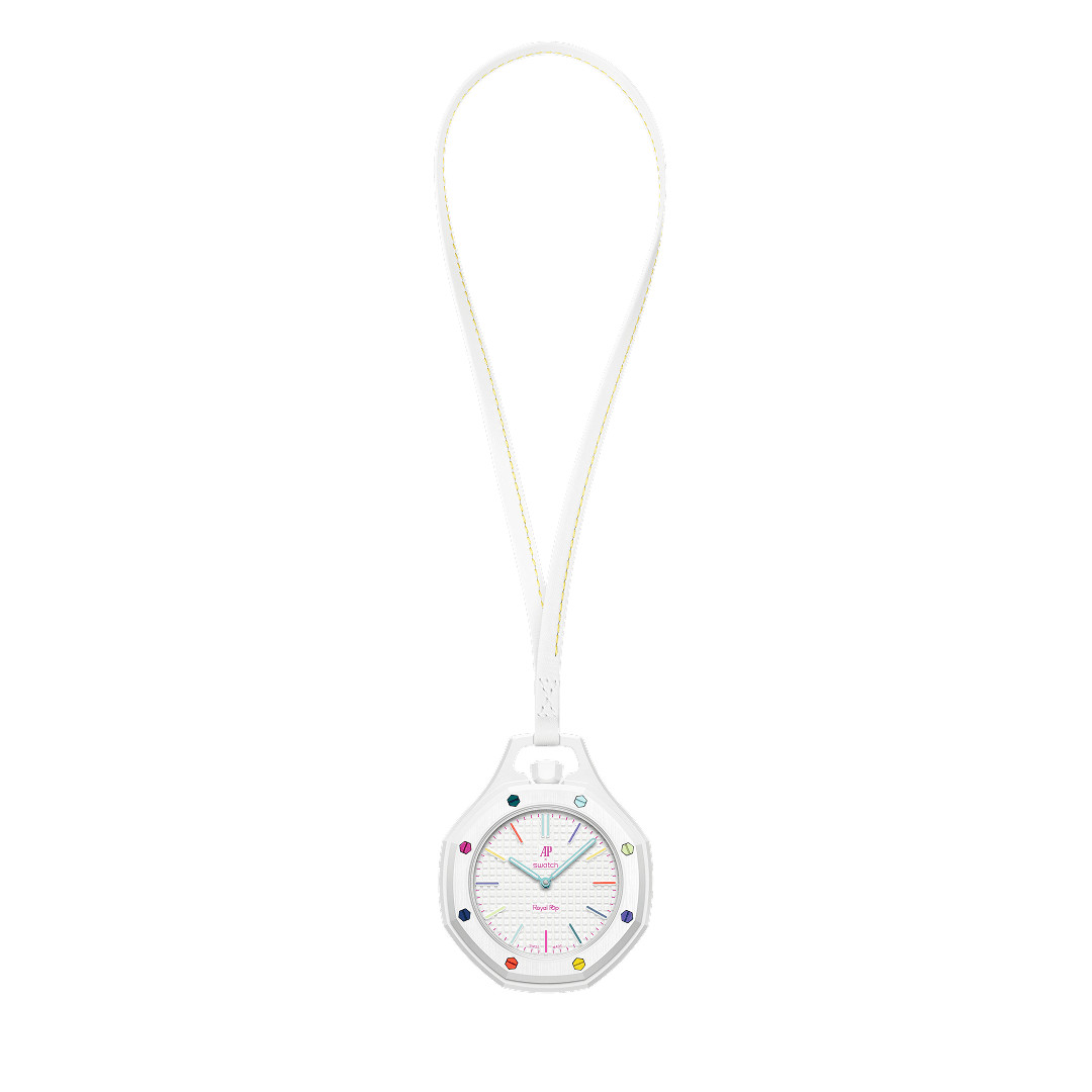 Swatch x Audemars Piguet Royal Pop Huit Blanc White SSX03W100N