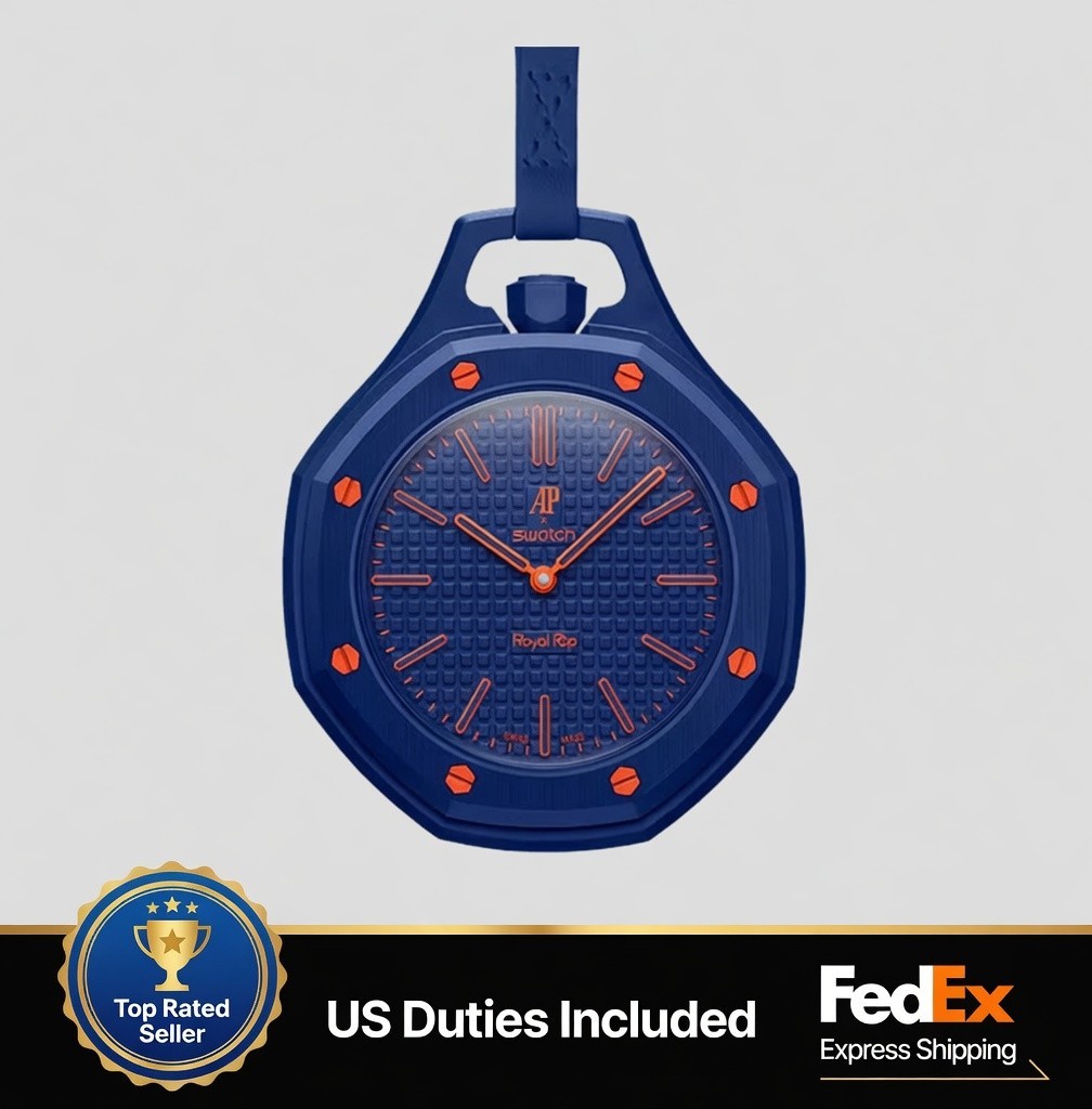 Swatch x Audemars Piguet Bioceramic Royal Pop Orenji Hachi, (100% Authentic)