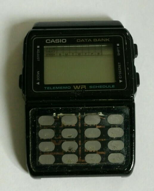 1x New GLOSS DECAL for Casio DBC-61 calculator watch only 676databank untrimmed