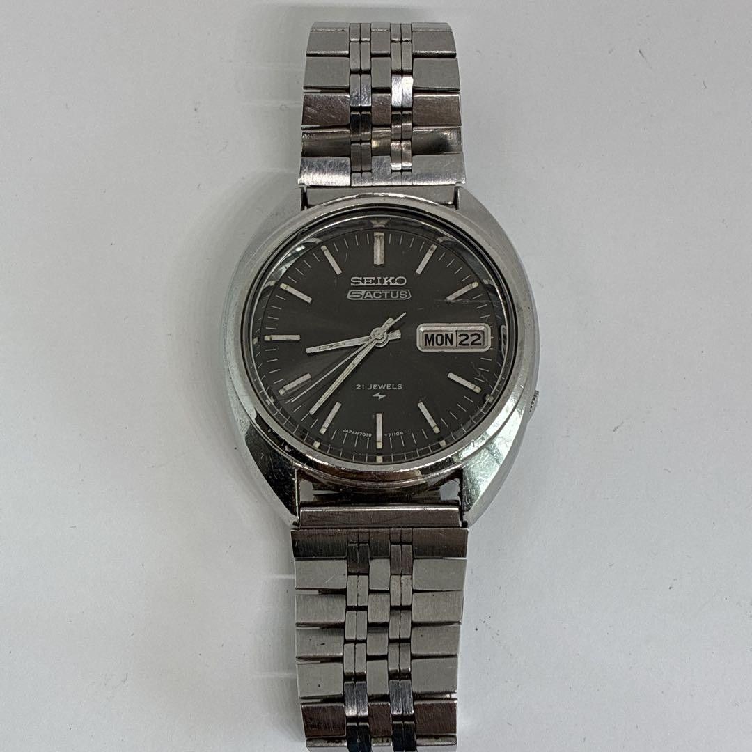 Condition Working SEIKO 5 Actus Men’s Watch Made in 1970 Vintage