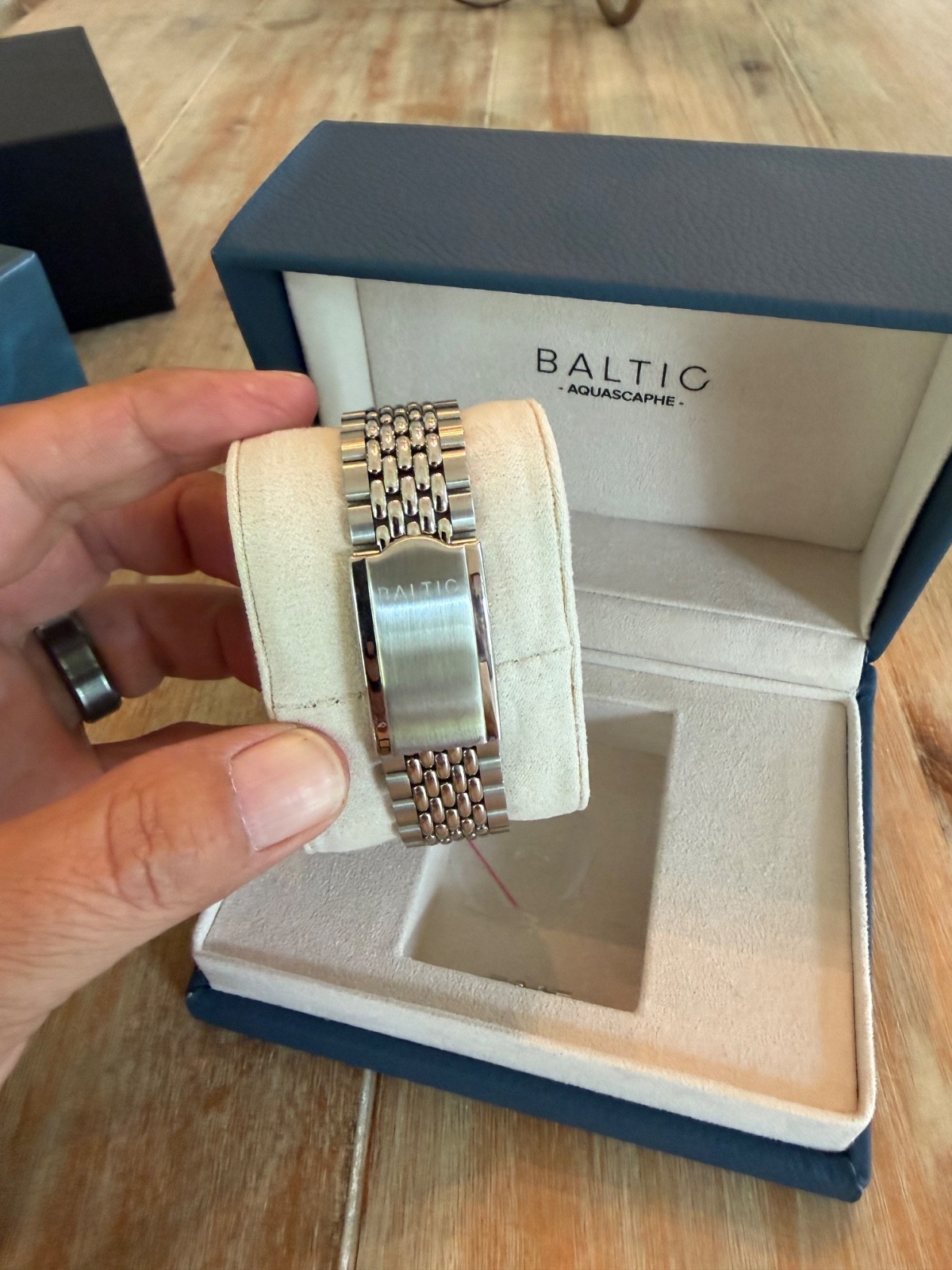 Baltic Aquascaphe Classic Blue. 39mm watch.