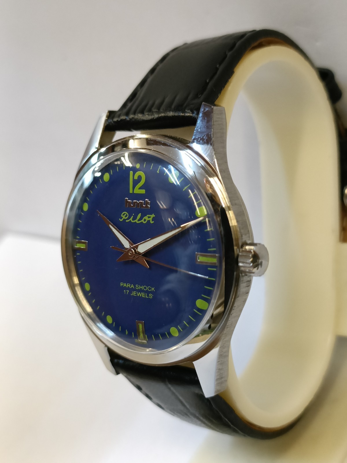 REFURBISHED HMT PILOT 17J WINDING BLUE DIAL 0231 INDIA MEN’S WORKING