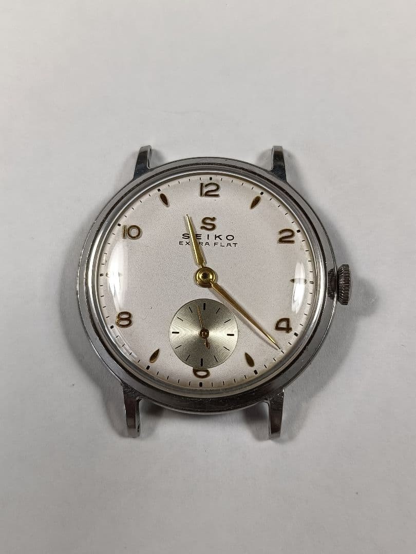 Seiko EXTRA FLAT 13050 new 10B S mark small second good working condition
