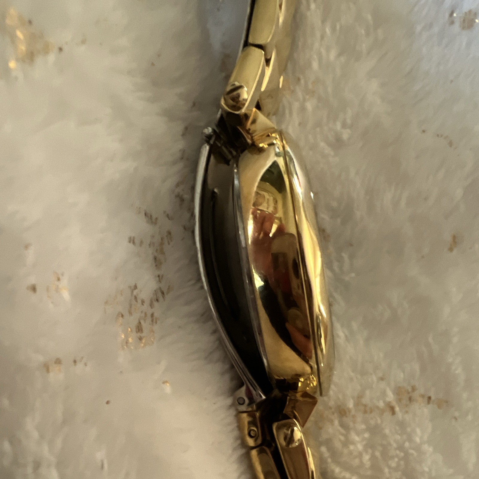 Versus Versace Women’s Quartz 50m Gold SS Bracelet Watch Black Dial Analog
