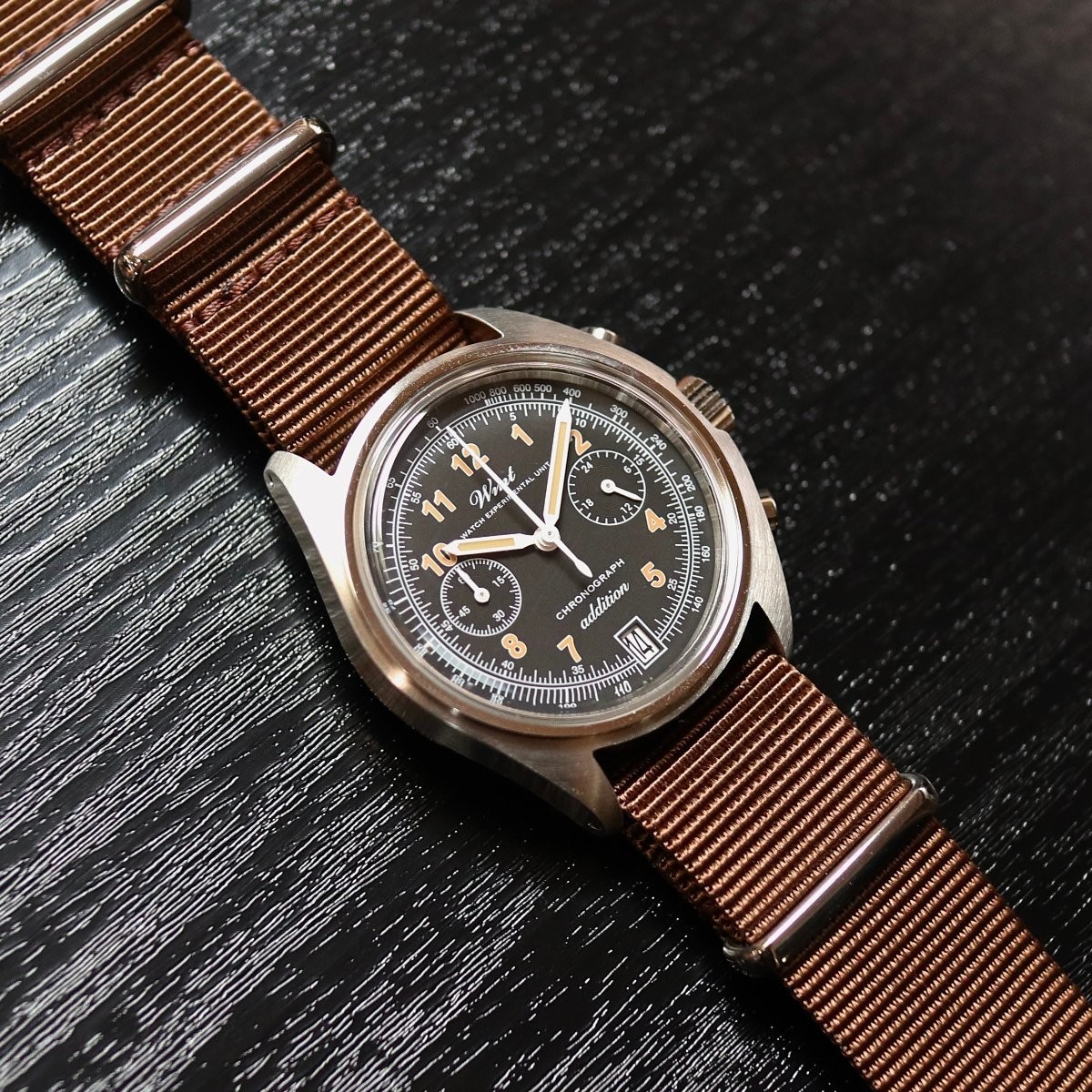 [B1Y] WMT Royal Navy Quartz RAF Edition Black Dial Nylon Strap Men’s Watch [m3p]