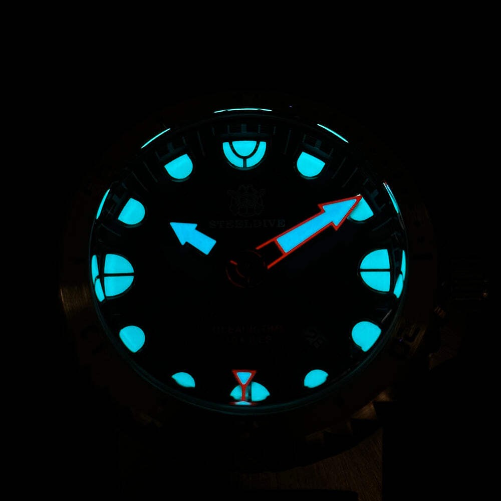 STEELDIVE SD1982S — 46.5mm Oversize Thick CuSn8 Solid Bronze NH35 Dive Watch