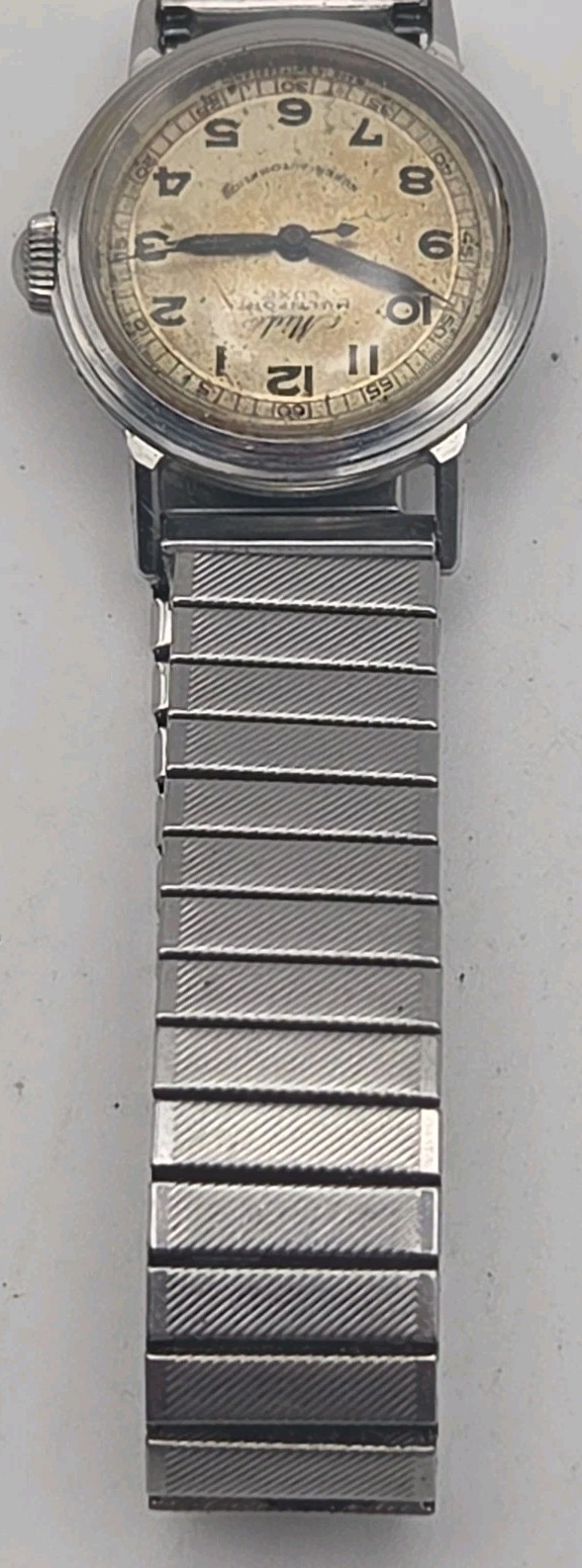 Vtg 1940-1945 Mido Multifort Luxe 30mm Super Automatic Swiss Watch Wilfred Isaac