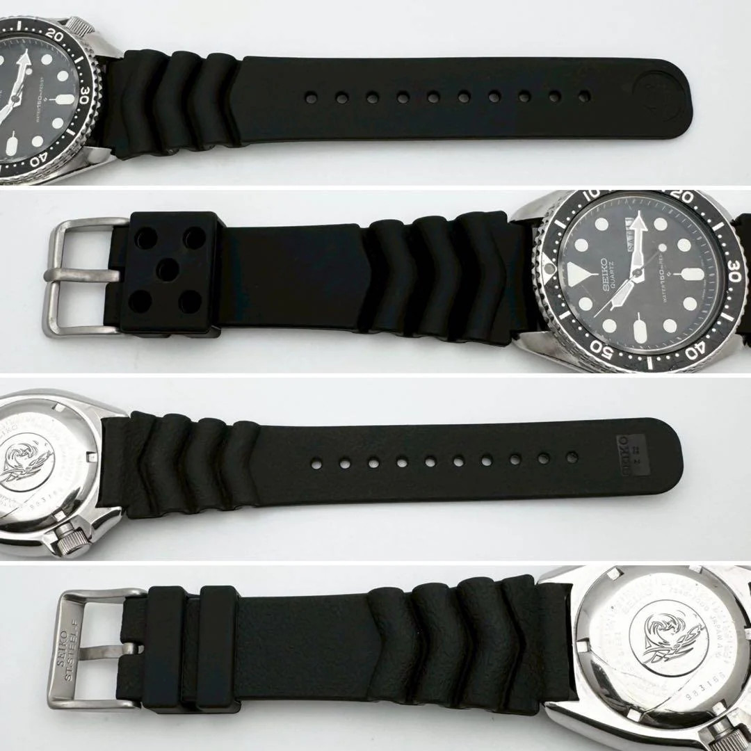 SEIKO 7548-7000 Quartz 42mm Black Day Date Rotating Bezel