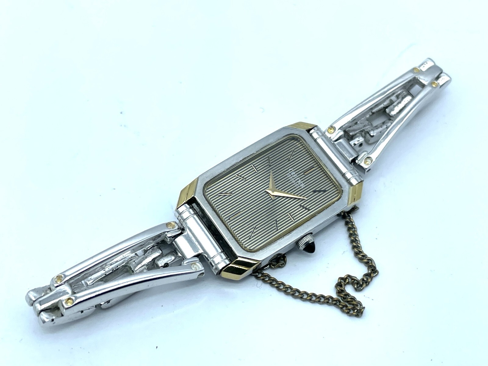 SEIKO Credor Quartz Ladies Watch Rectangle Thin bracelet 5.9inches 2340-5110