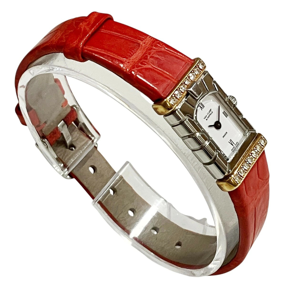 Van Cleef & Arpels Facade 531963T5 Stainless Steel 13.8mm White Dial #WPW821