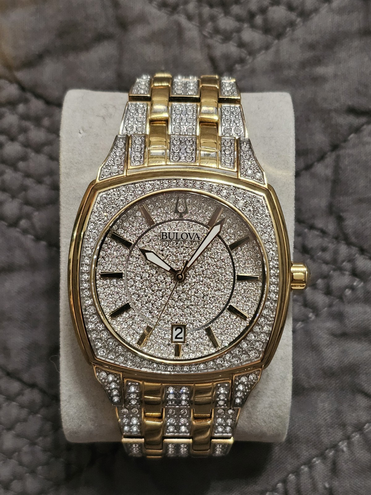 Bulova 98B323 Silver Men’s Watch – 98B323