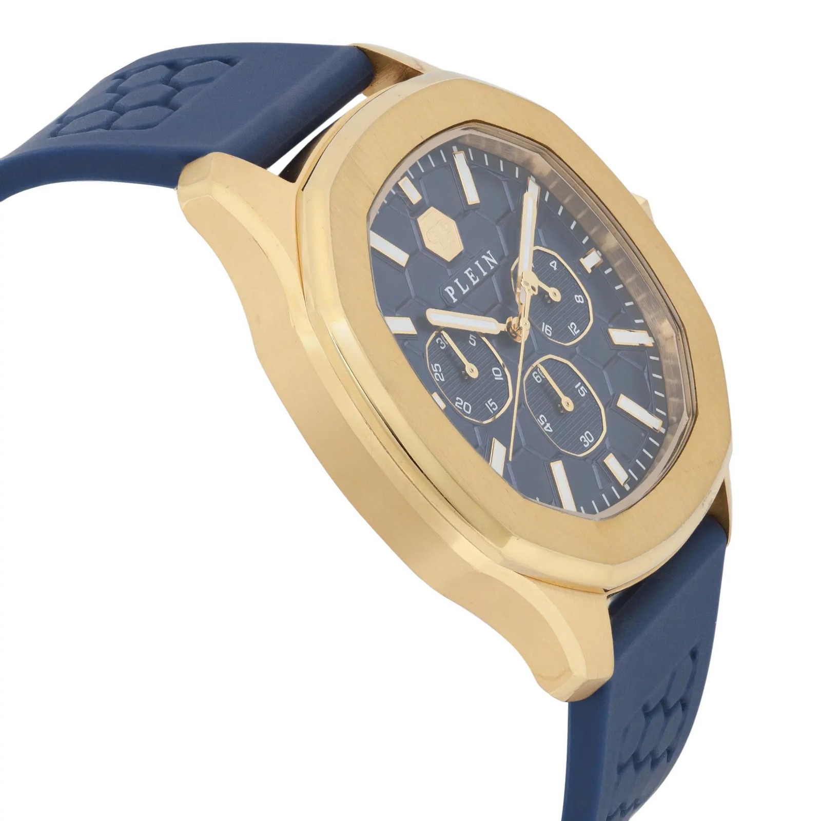 Philipp Plein Spectre Chrono Gold 44MM Watch PWSAA0323, NEW ,NO BOX OR PAPERS