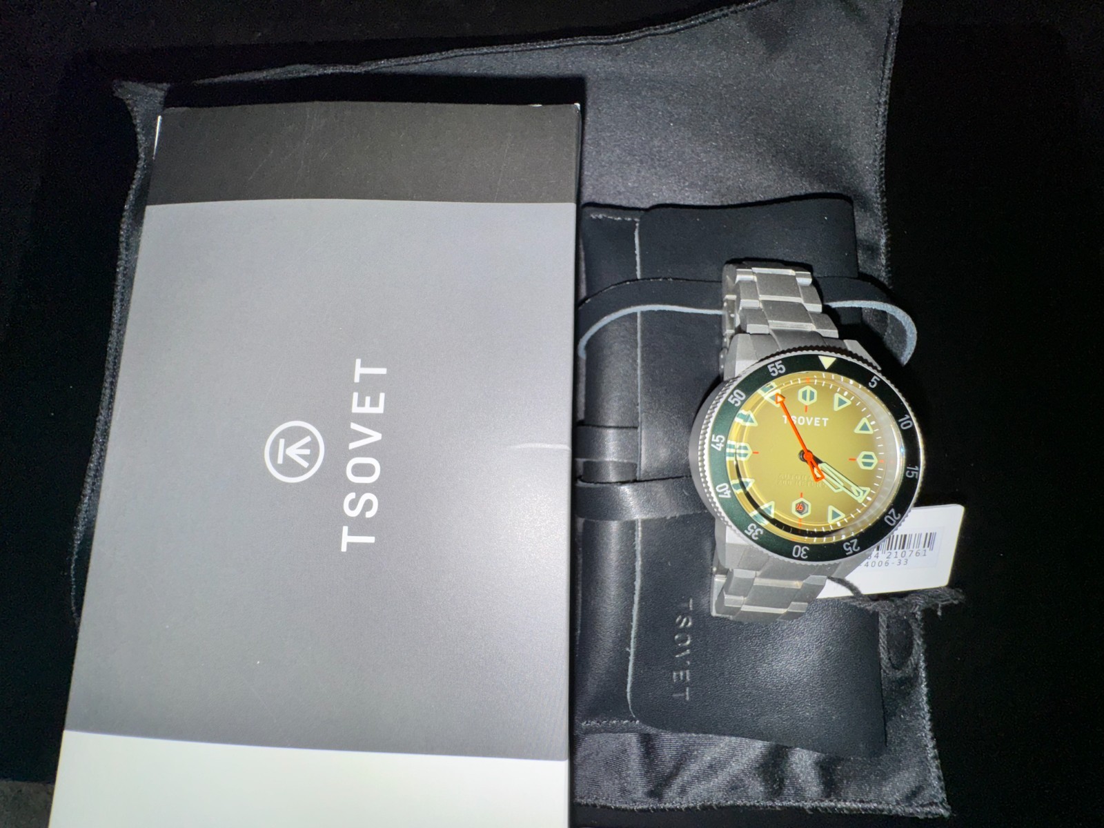 TSOVET JMT-DW42 Global Explorer II Automatic Watch TS-4006-33 NH35 Box & Papers