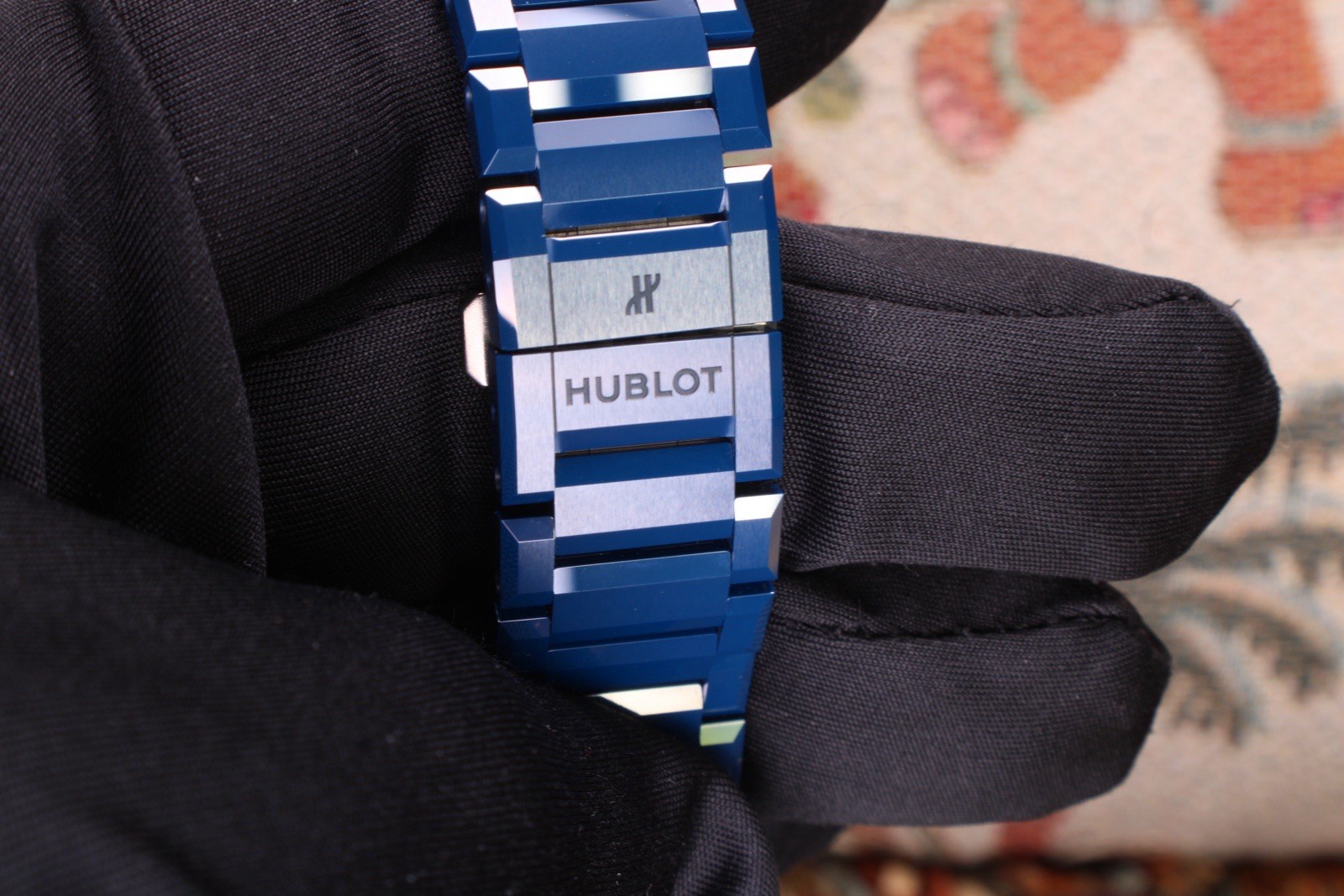 Hublot Big Bang Integrated Blue Ceramic 42mm Integral Unworn LNIB 451.EX.5123.EX