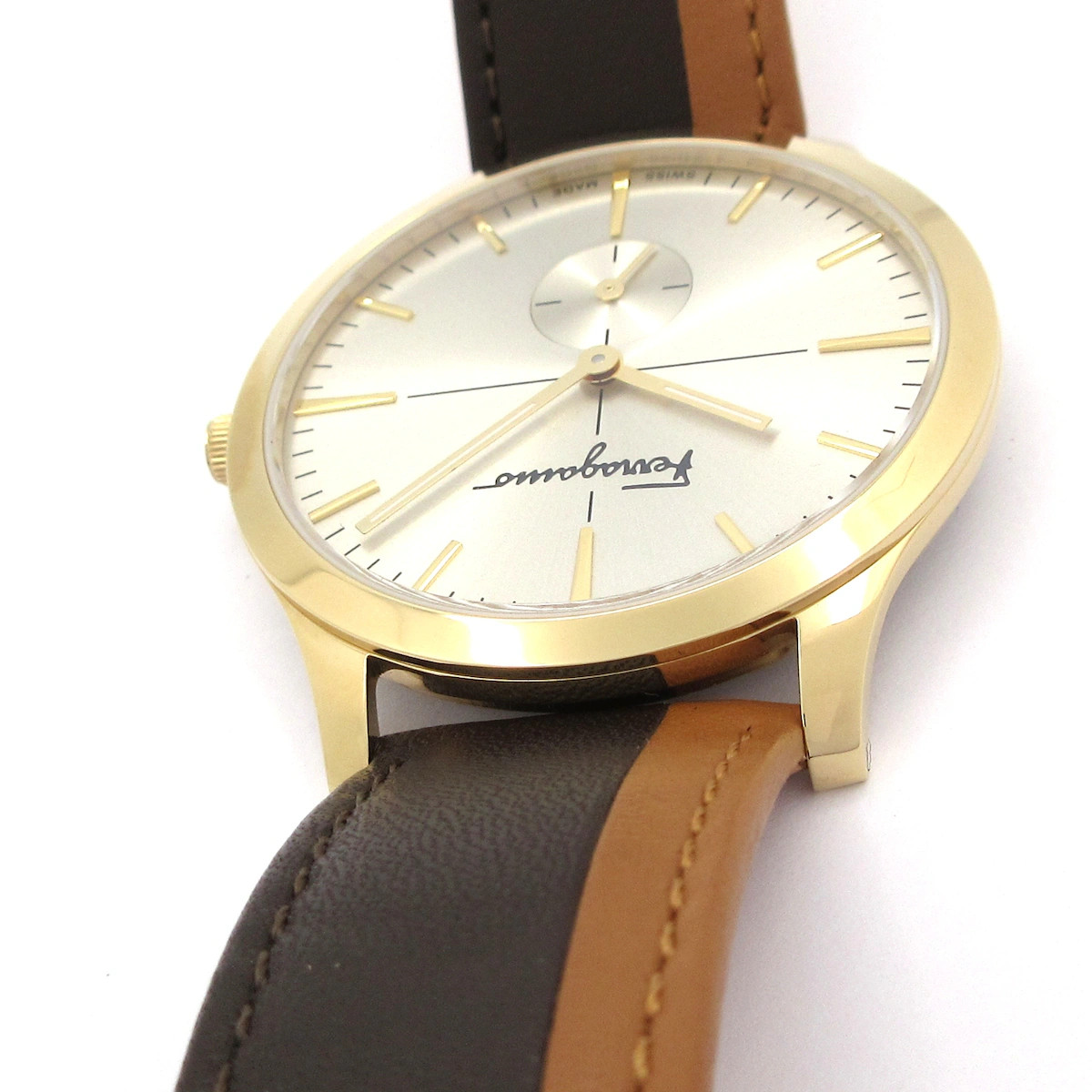 Salvatore Ferragamo – SFDE00318 1*********** Dark Brown Brown Wrist Watch