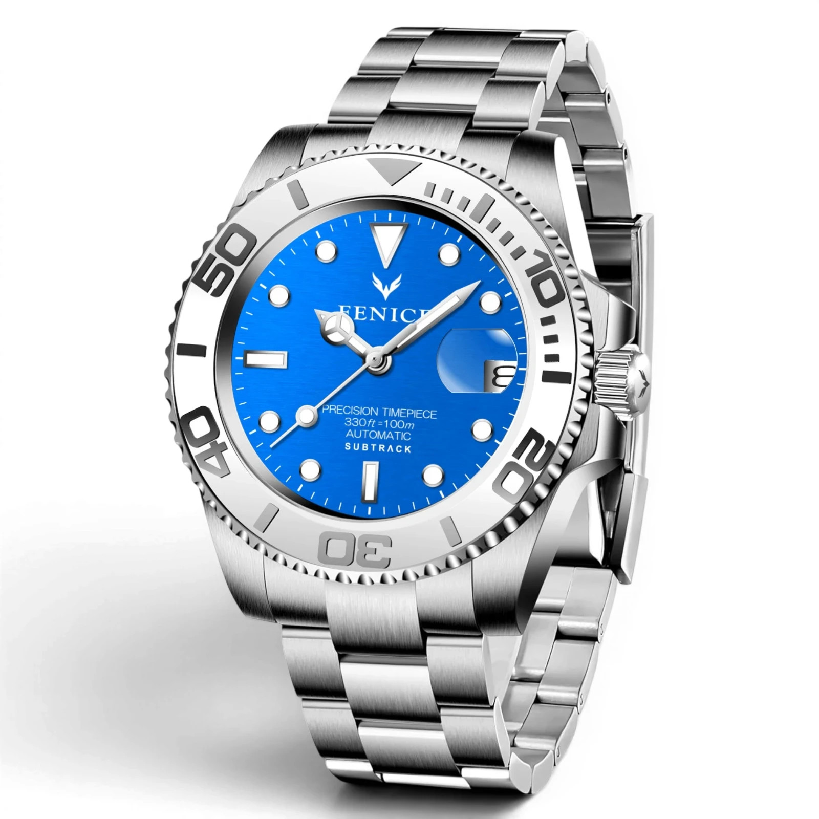 Fenice Subtrack SEA Ice Sky Automatic Watch 10ATM Miyota 21 Jewels