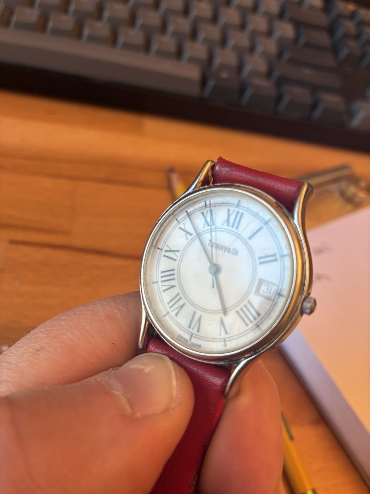 Tiffany & Co. 32mm Stainless Steel Quartz Watch