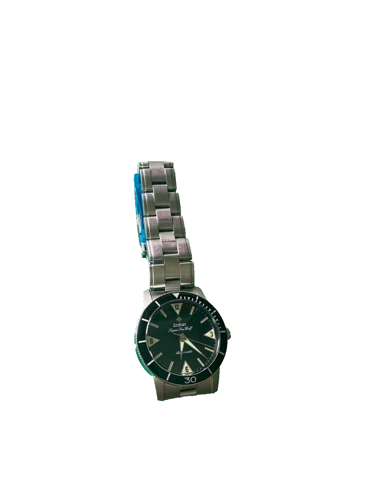 Zodiac Super Sea Wolf 53 Skin Automatic Black & Silver Mens Watch ZO9209