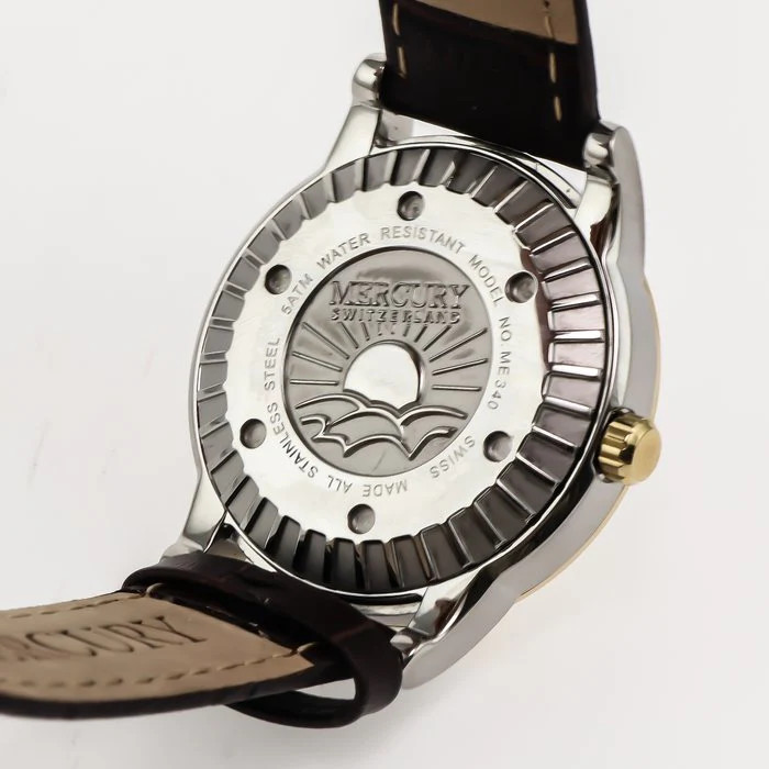 Mercury – Swiss Watch – ME340-SGL-1 Quartz 36 mm ME340 50m (5 ATM, 169 ft)