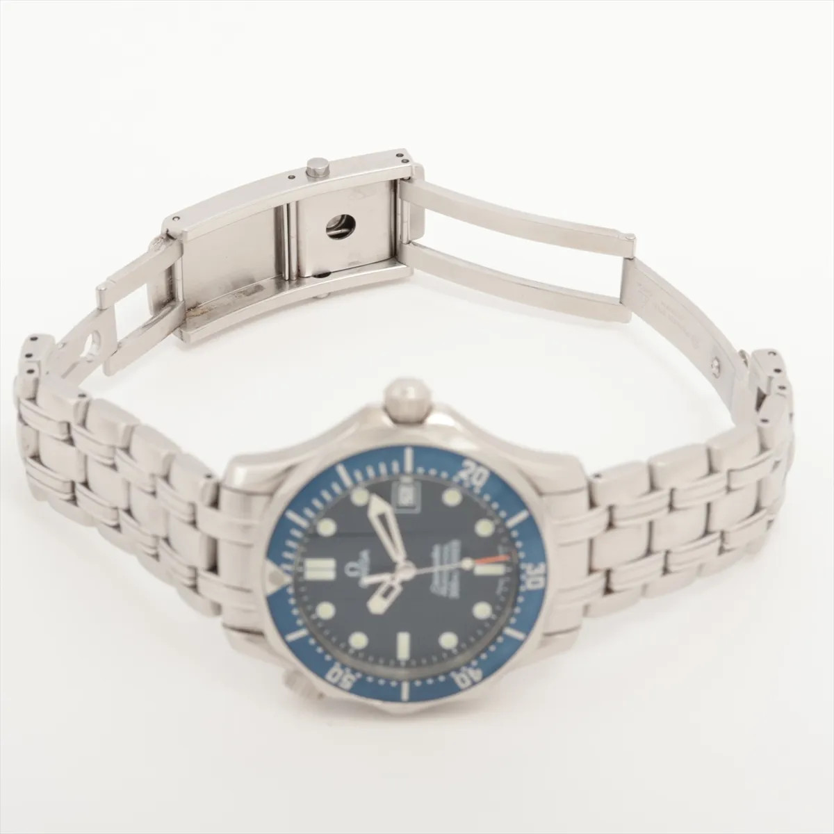 Omega Seamaster 2561.80 SS SS QZ blue dial