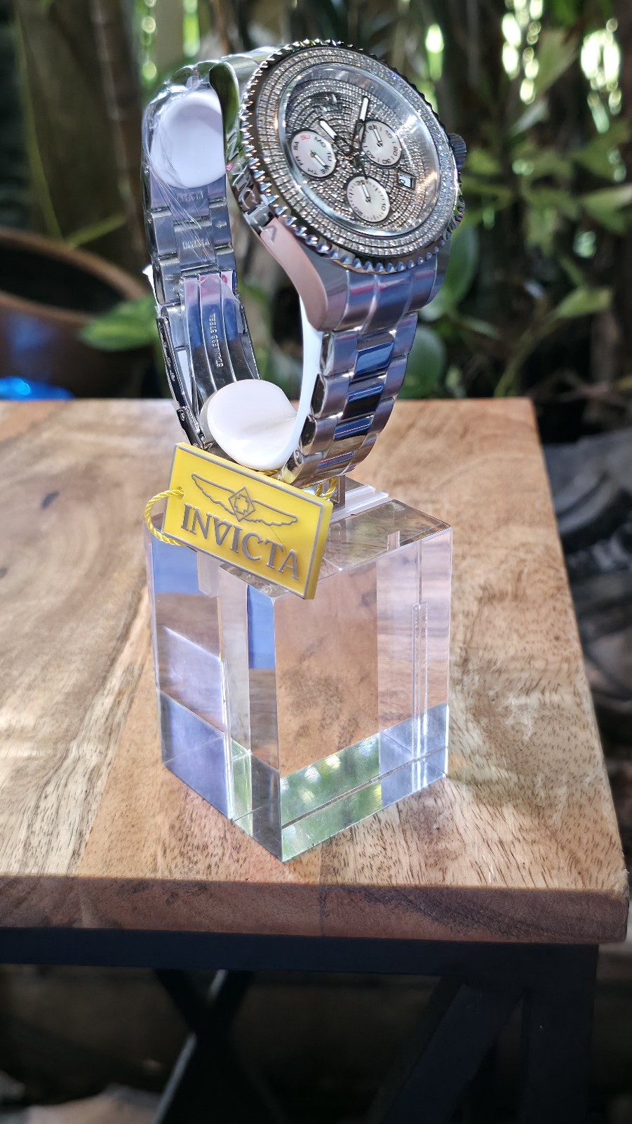 INVICTA SWISS MADE DIAMOND 2 CTW GRAND DIVER PRO 300M STAINLESS STEEL WATCH SALE