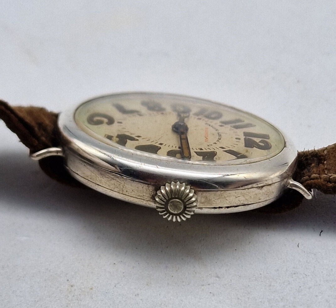 VINTAGE SOLID SILVER FAVRE-LEUBA & CO., MANUAL WIND WATCH MID / N042
