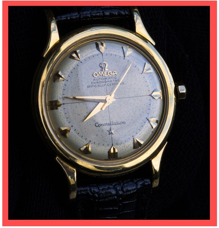 18k Solid Gold OMEGA Constellation Arrow Markers Automatic Vintage Men’s Watch