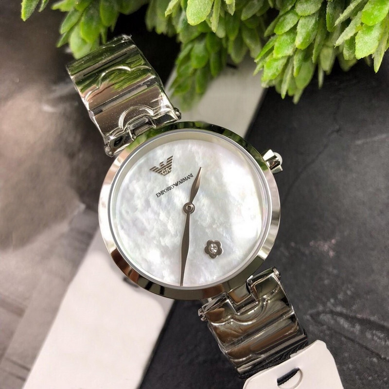 NEW EMPORIO ARMANI WATCH AR11235 ARIANNA MOTHER OF PEARL DIAL – 2 YEARS WARRANTY