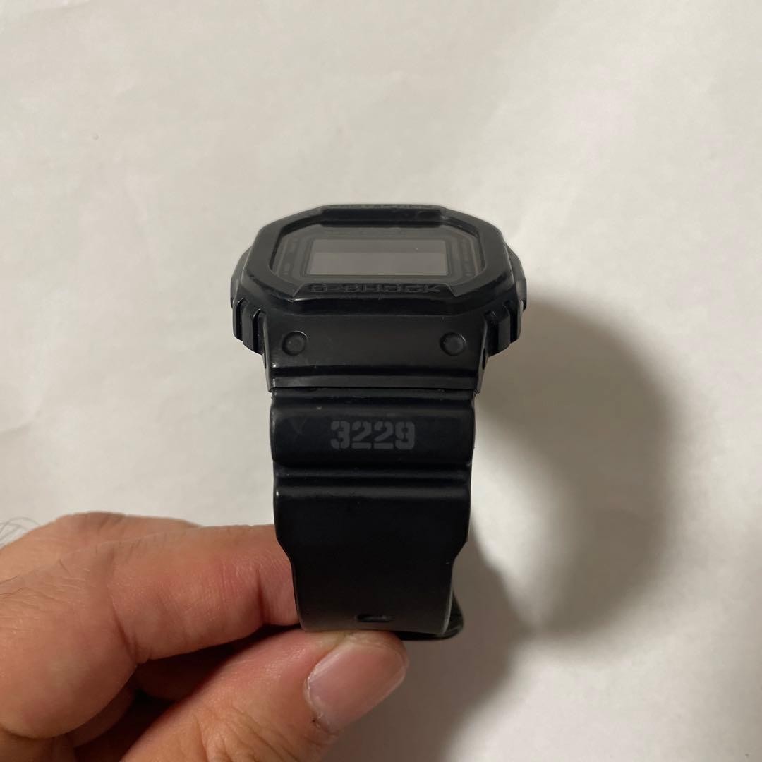 [Fully Functional] G-SHOCK DW-5600MS Military Black Inverted LCD 〔NEW〕