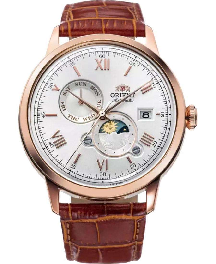 ORIENT Men Analog Automatic Casual Watch Classic Dress Silver Dial Waterproof Ja