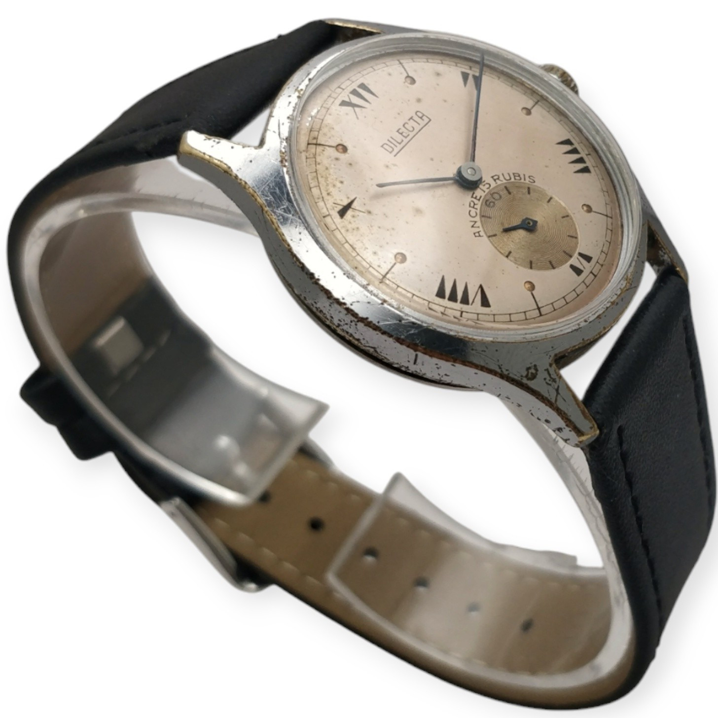 Dilecta 33mm 1950S Mécanique Cupillard 233 Lebrocantheure Montre Vintage Watch