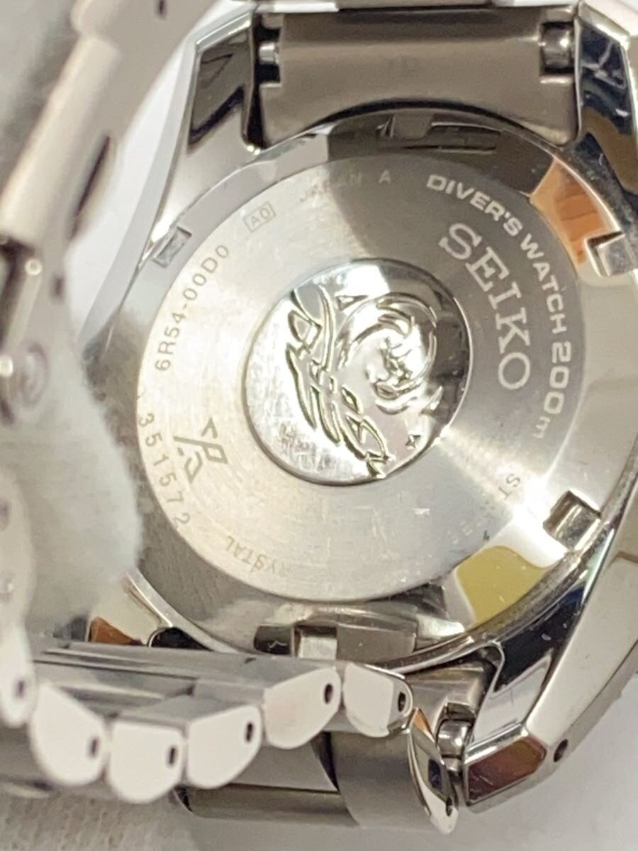 SEIKO Automatic Watch Analog 6R54 00D0 Green Silver With Box